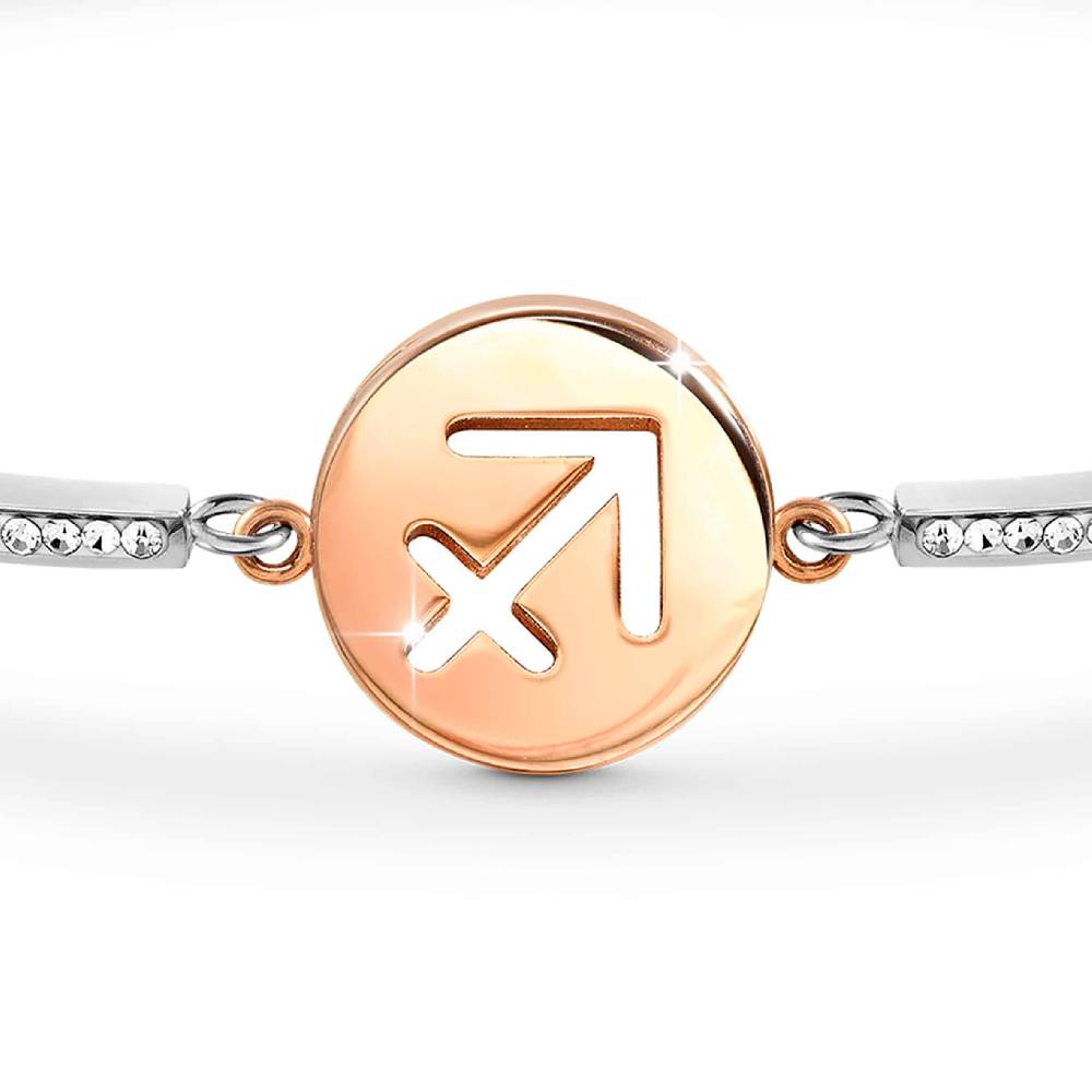 Nomination Bracciale Milleluci Zodiaco Sagittario in PVD rosa e Cristalli Acquista Ora