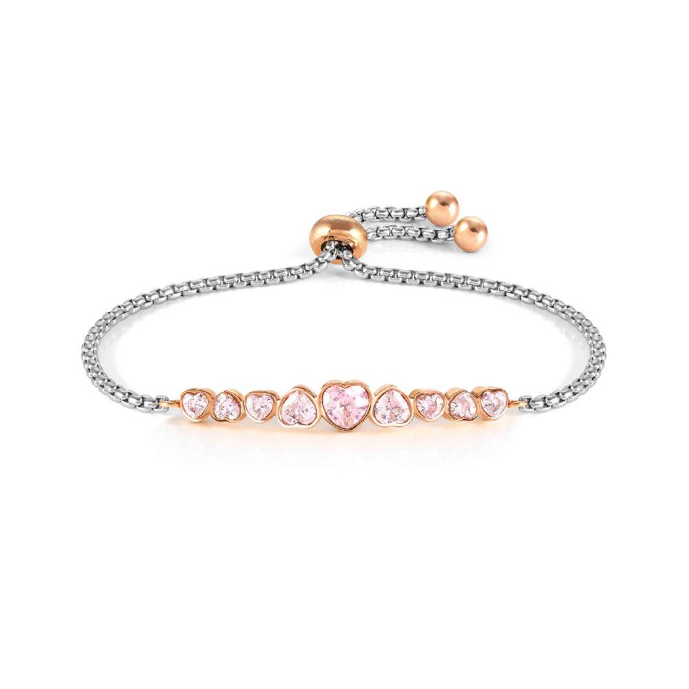 Nomination Bracciale Milleluci con Cristalli a cuore