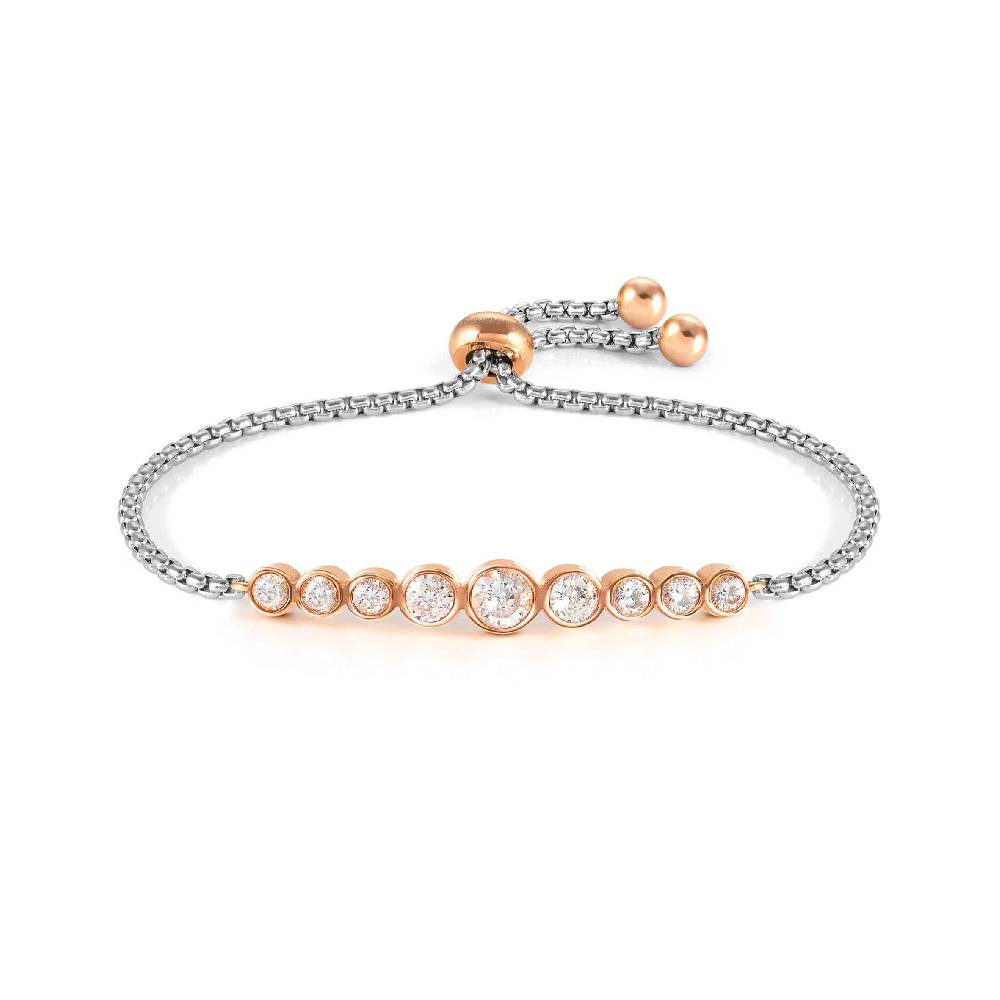 Nomination Bracciale Milleluci con Cristalli colorati tondi