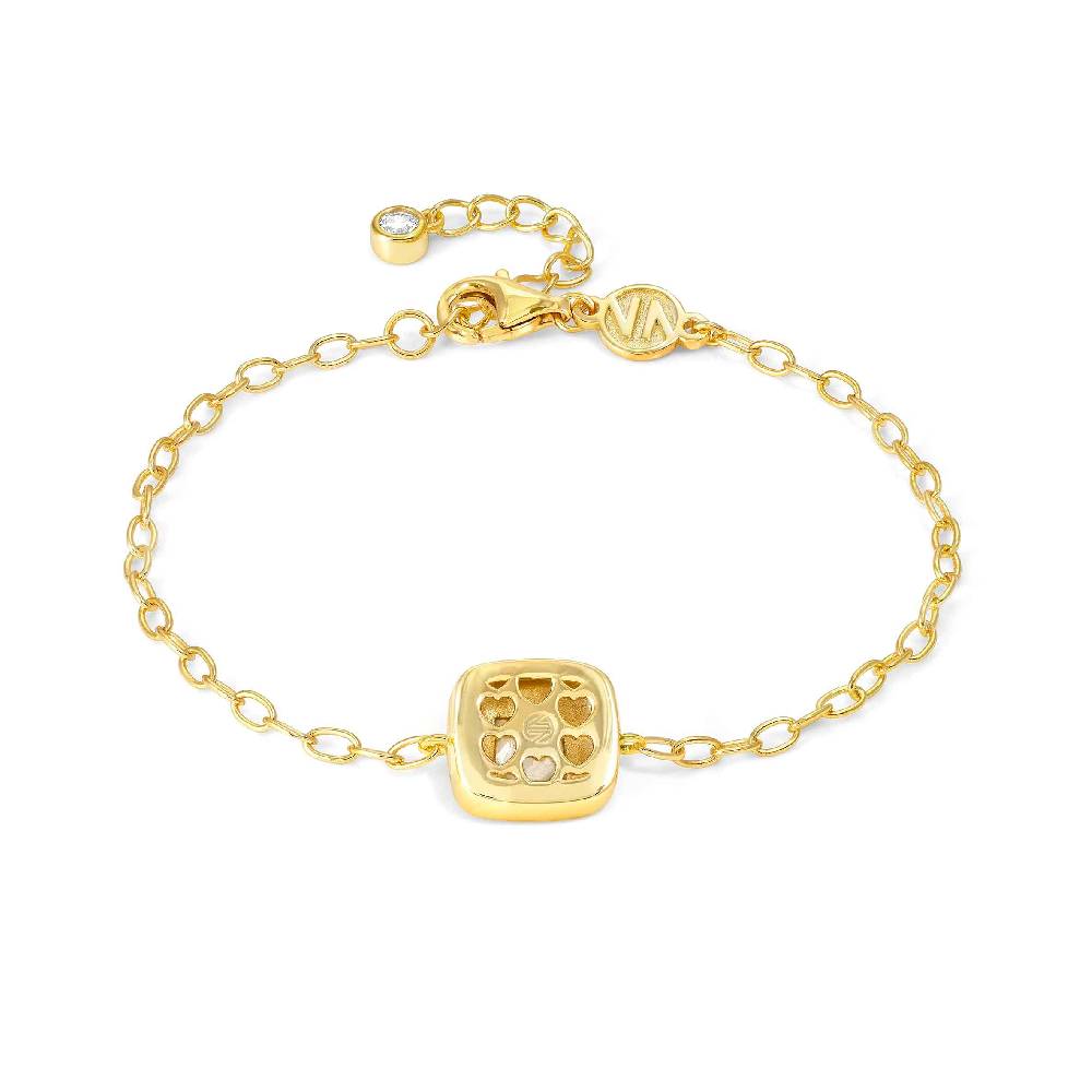 Nomination Bracciale Domina oro con simbolo quadrato Saldi