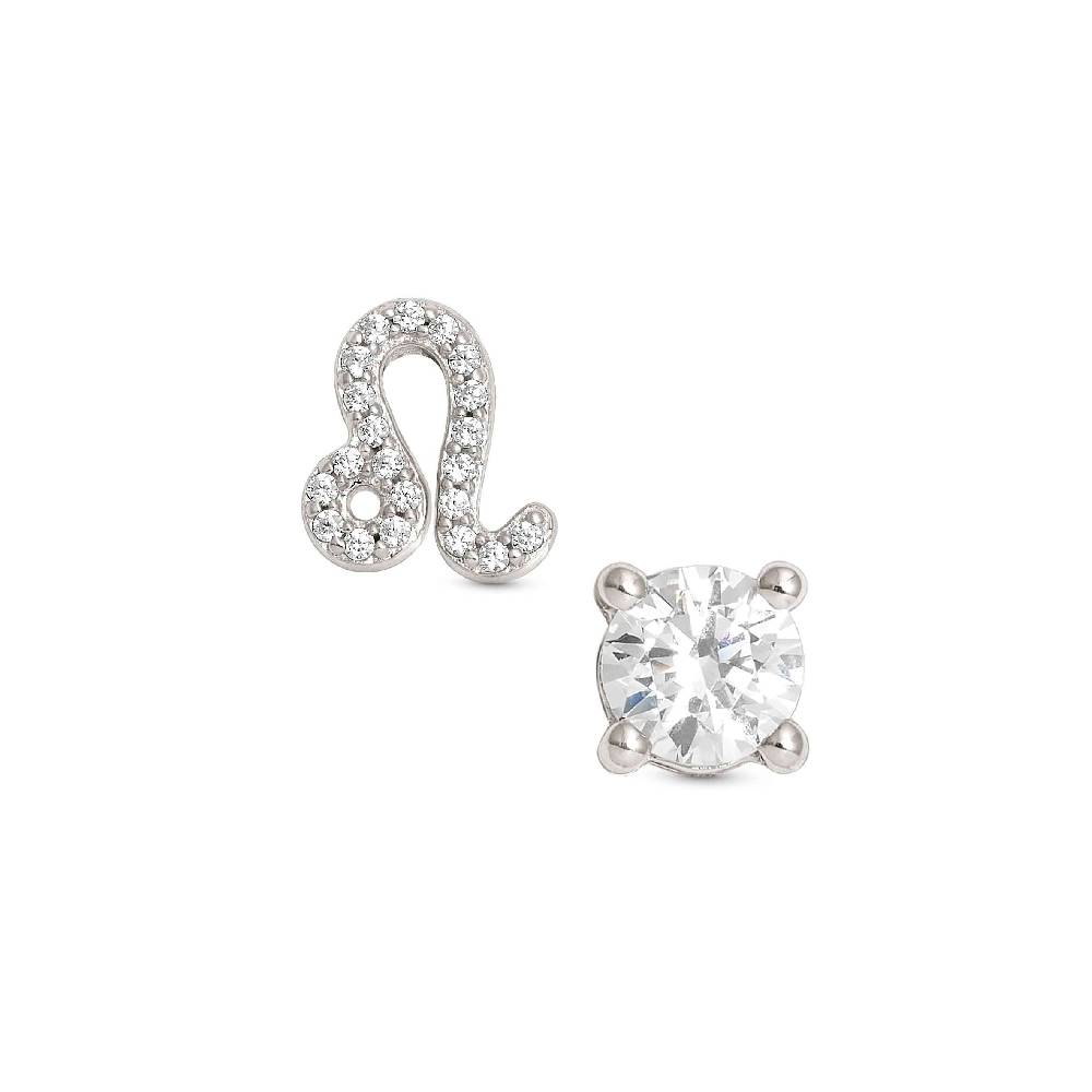 Nomination Orecchini MYZODIAC Leone in argento e zircone Consegna Veloce