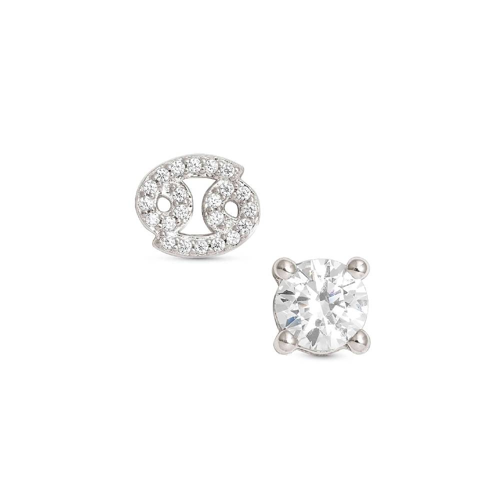 Nomination Orecchini MYZODIAC Cancro in argento e zircone Promozione Limitata