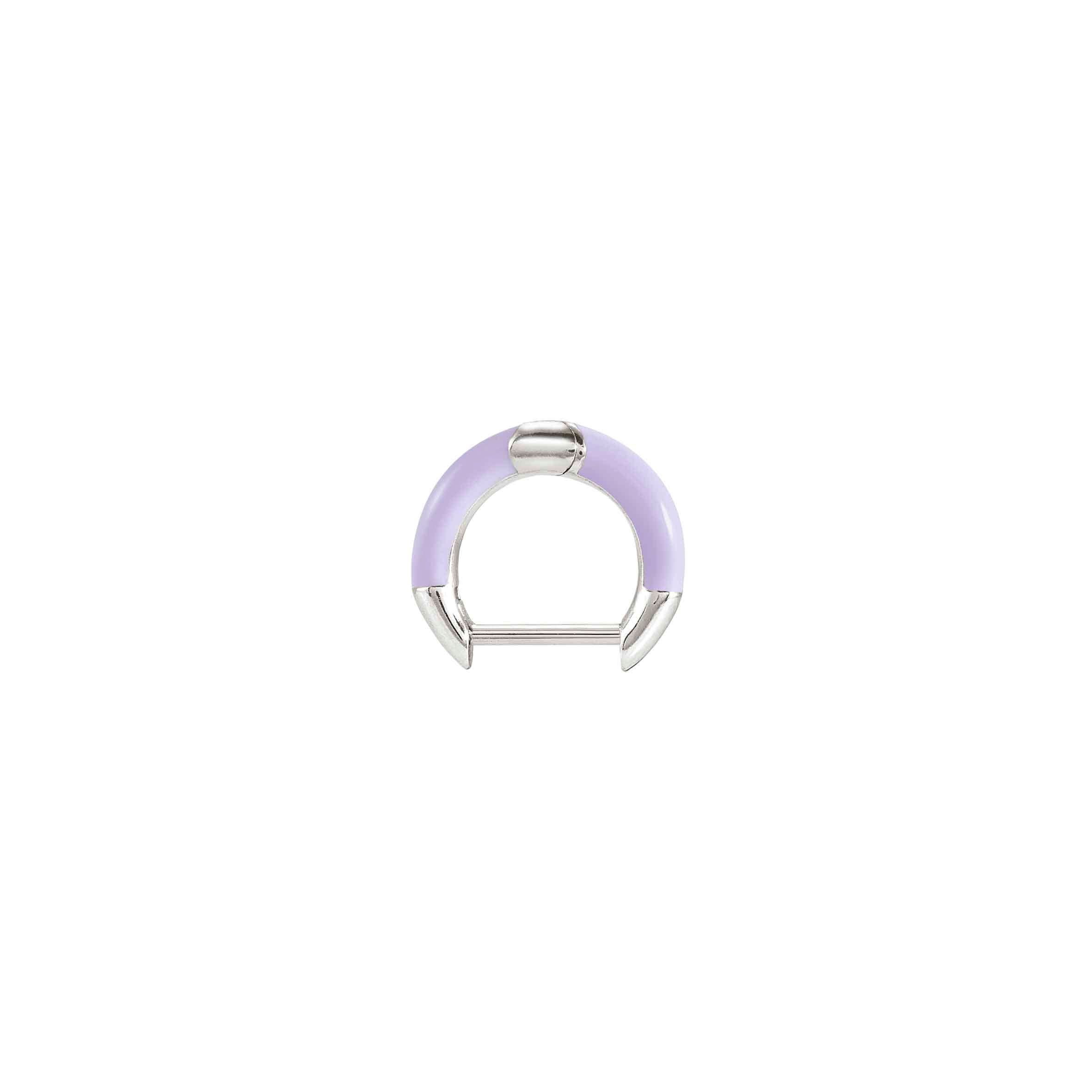 Nomination Orecchino SeiMia in Argento e Smalto Lilla Fino Al -60%
