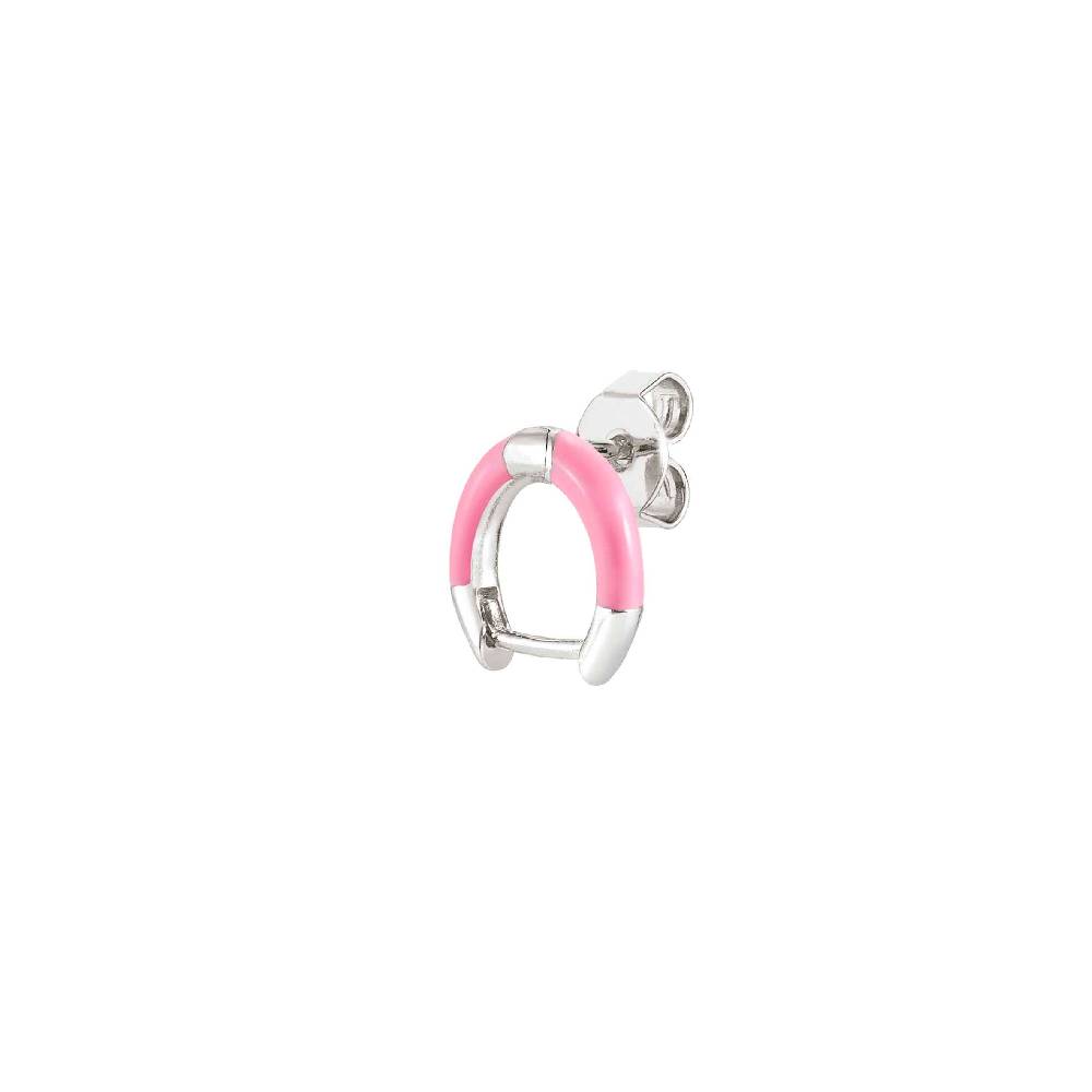 Nomination Orecchino SeiMia in Argento e Smalto Rosa Presa