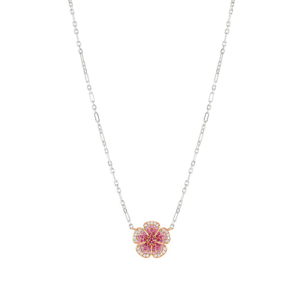 Nomination Collana Crysalis Fiore con Cubic Zirconia Spedizione Gratuita
