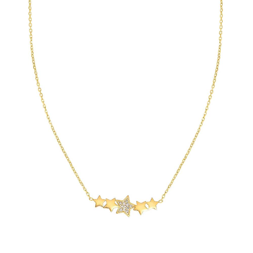 Nomination Collana misstrendy con stelle e cubic zirconia Fino al 60% di sconto