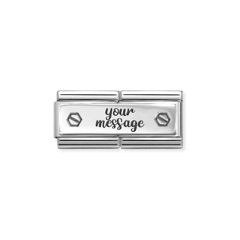 Nomination Doppio Link Composable Classic doppia vite esagonale Cyber Monday