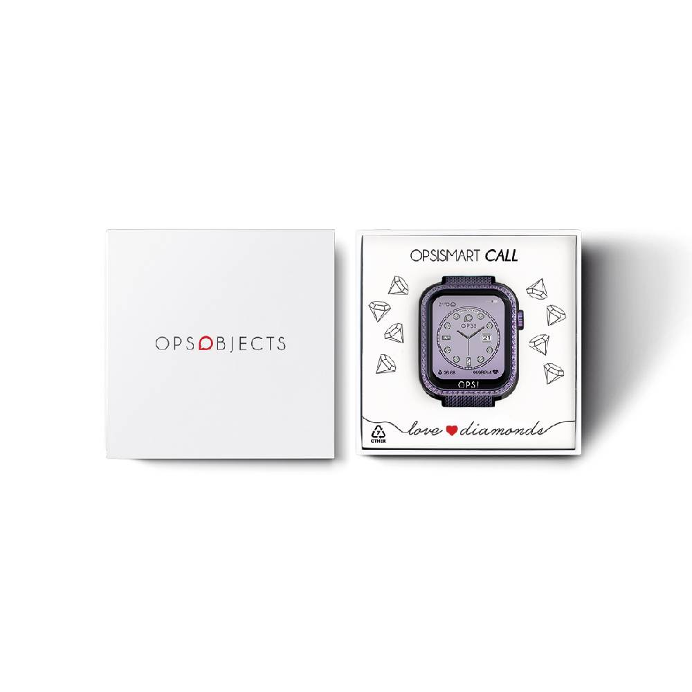 Opsobjects Smartwatch CALL Love diamonds Shopping Online