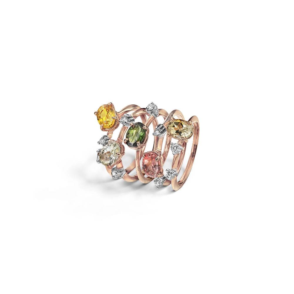 Paola Grande Gioielli BALANCE Anello 'Balance' con tormaline Fino al 55% di sconto