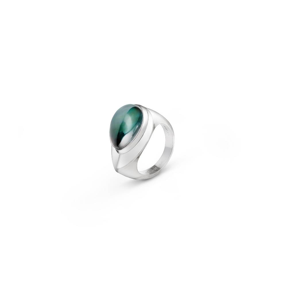 Paola Grande Gioielli AURUM Chevalier cabochon verde Saldi
