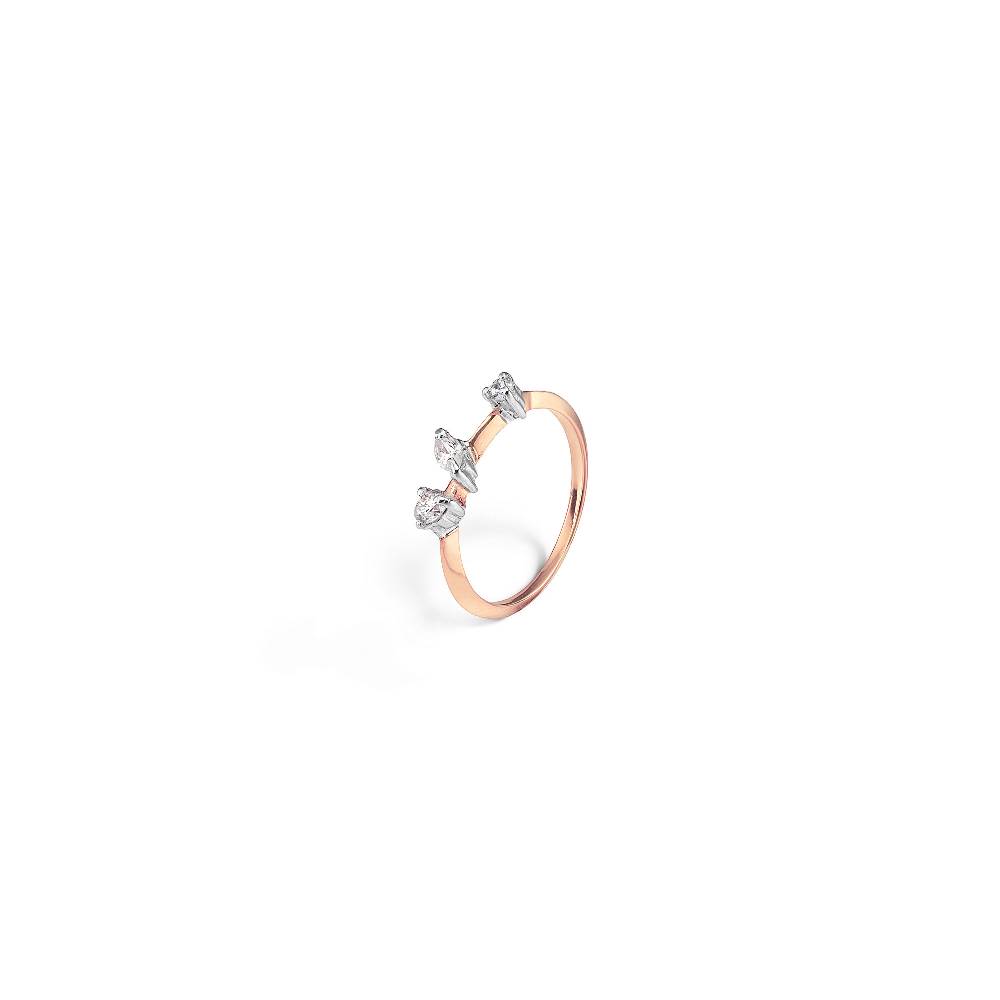Paola Grande Gioielli BALANCE Anello 'Balance' oro rosa con marquise Hotsell