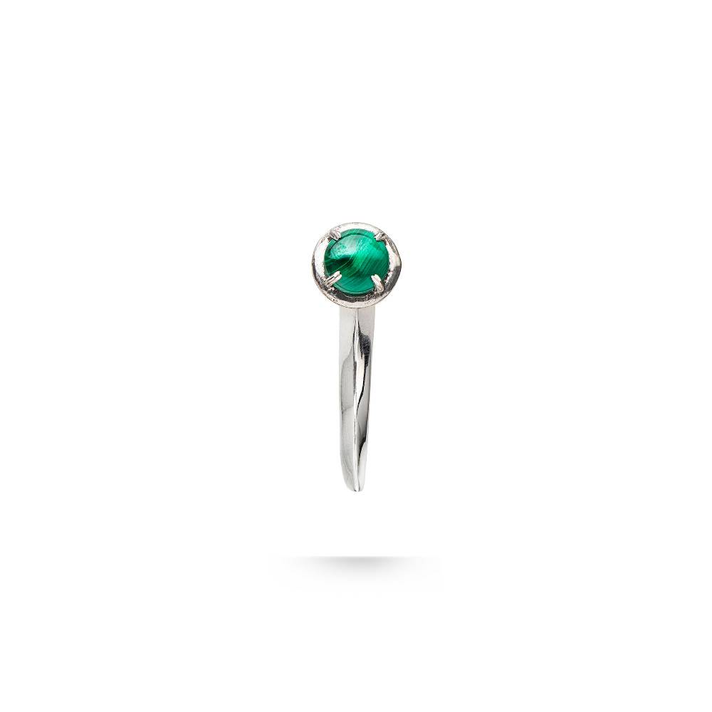 Paola Grande Gioielli UNCINI Uncino con malachite