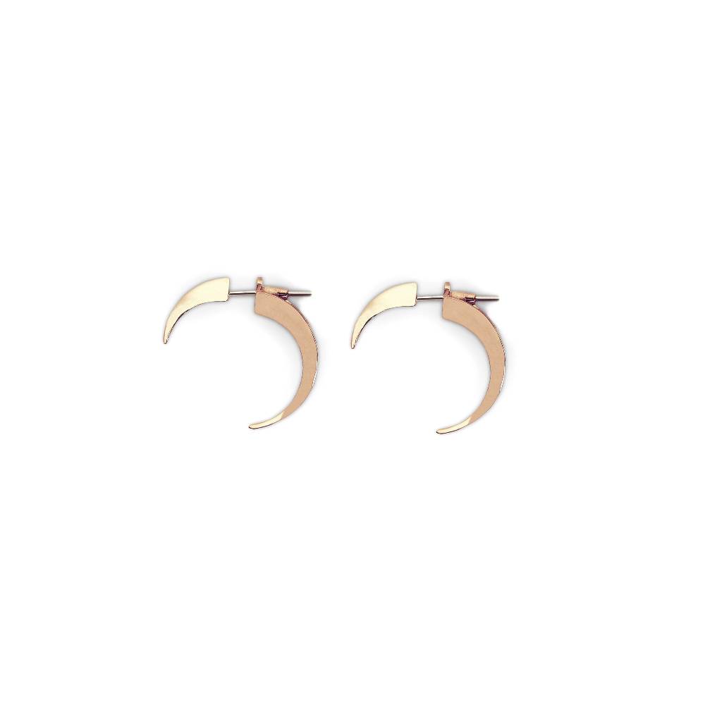 Paola Grande Gioielli UNCINI Uncini xs fronte|retro oro rosa