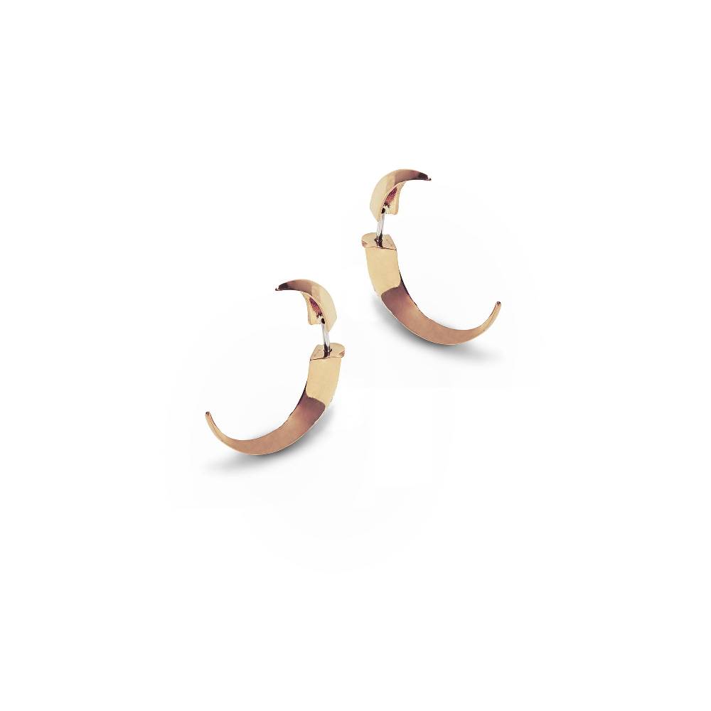 Paola Grande Gioielli UNCINI Uncini xs fronte|retro oro rosa Saldi Di Fabbrica