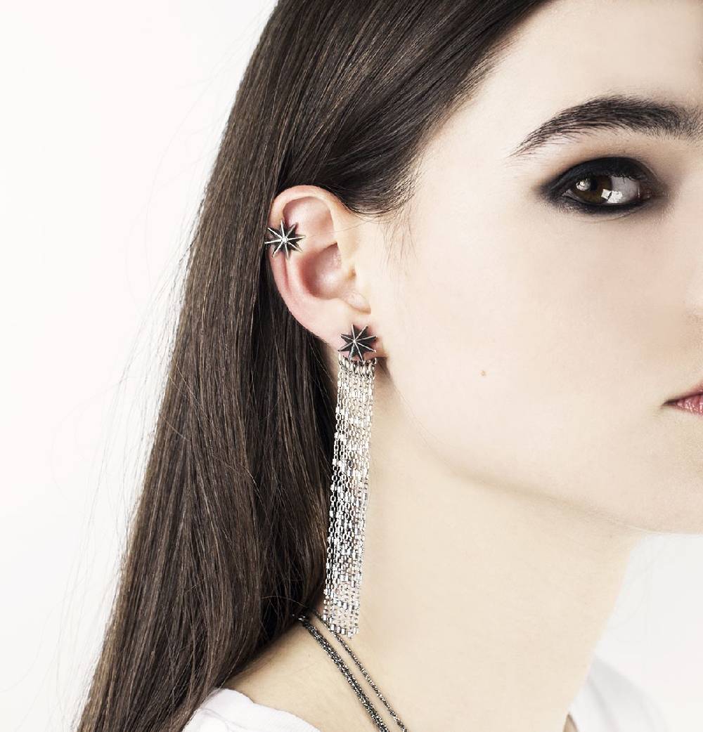 Paola Grande Gioielli STELLA DEI VENTI Orecchini 'Stella dei venti' argento Shopping Online