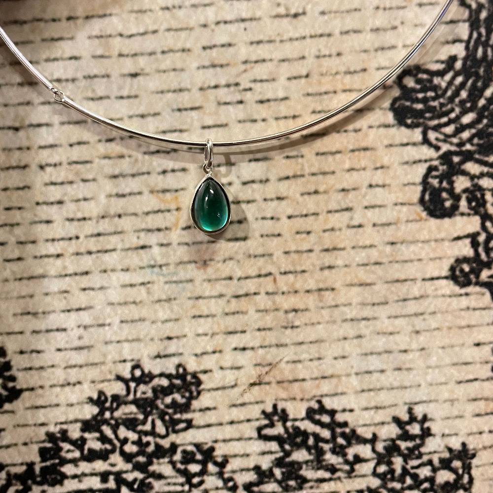 Paola Grande Gioielli AURUM Ciondolino in argento a forma di goccia Qualità