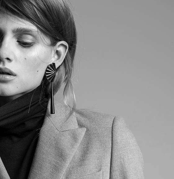Paola Grande Gioielli ACCESSORI Gocce in onice nero Soddisfazione Garantita