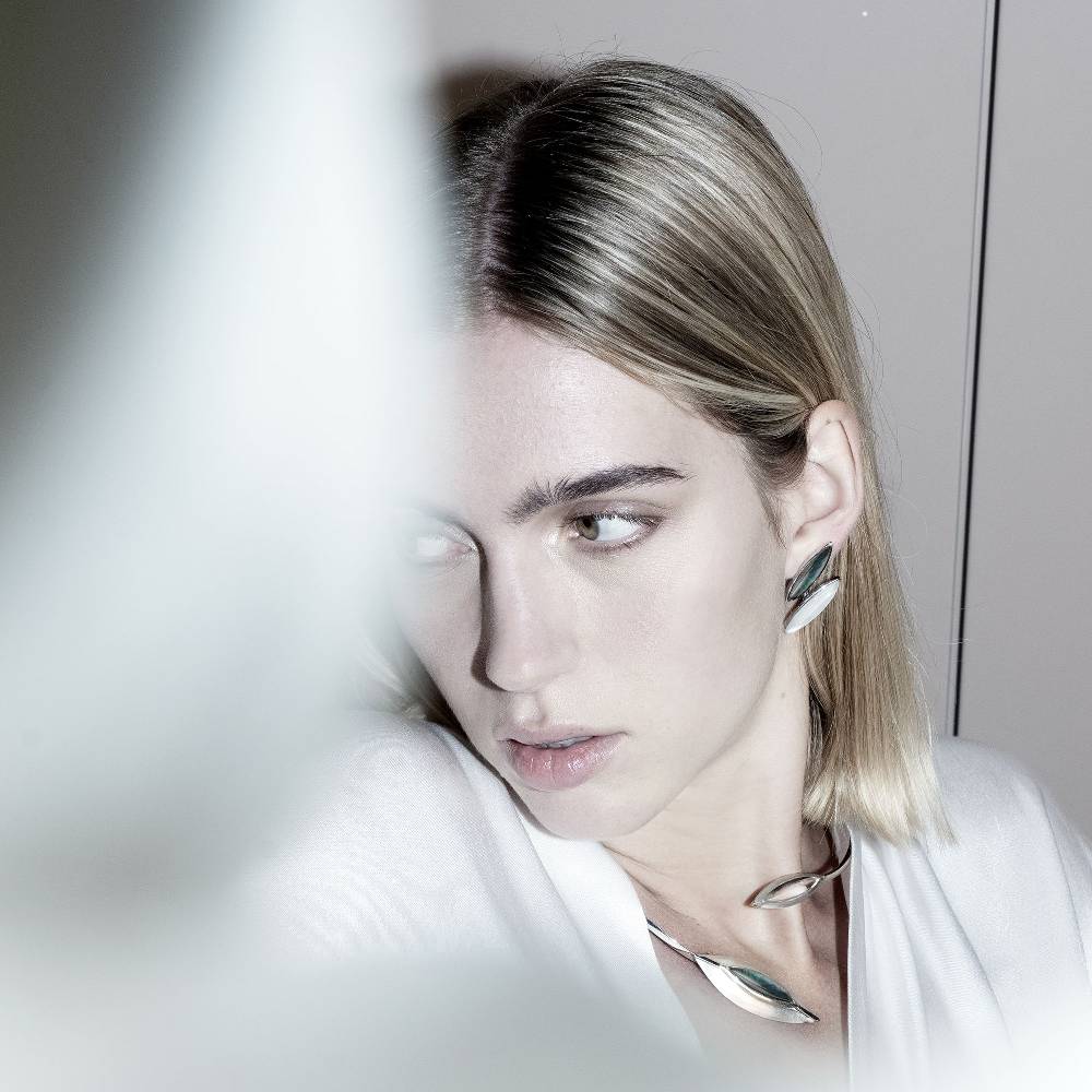 Paola Grande Gioielli AURUM Collana doppia mandorla Promozione temporanea