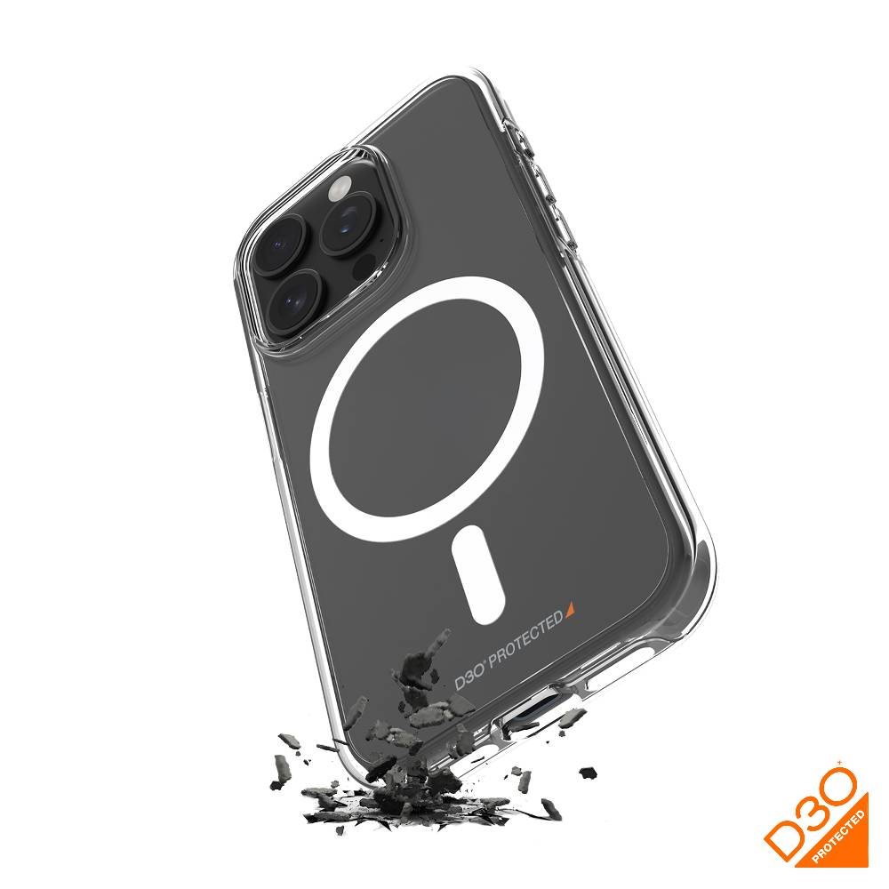 Puro Cover Impact Clear D3O® Bio per iPhone 15 Pro Max Vendite Flash
