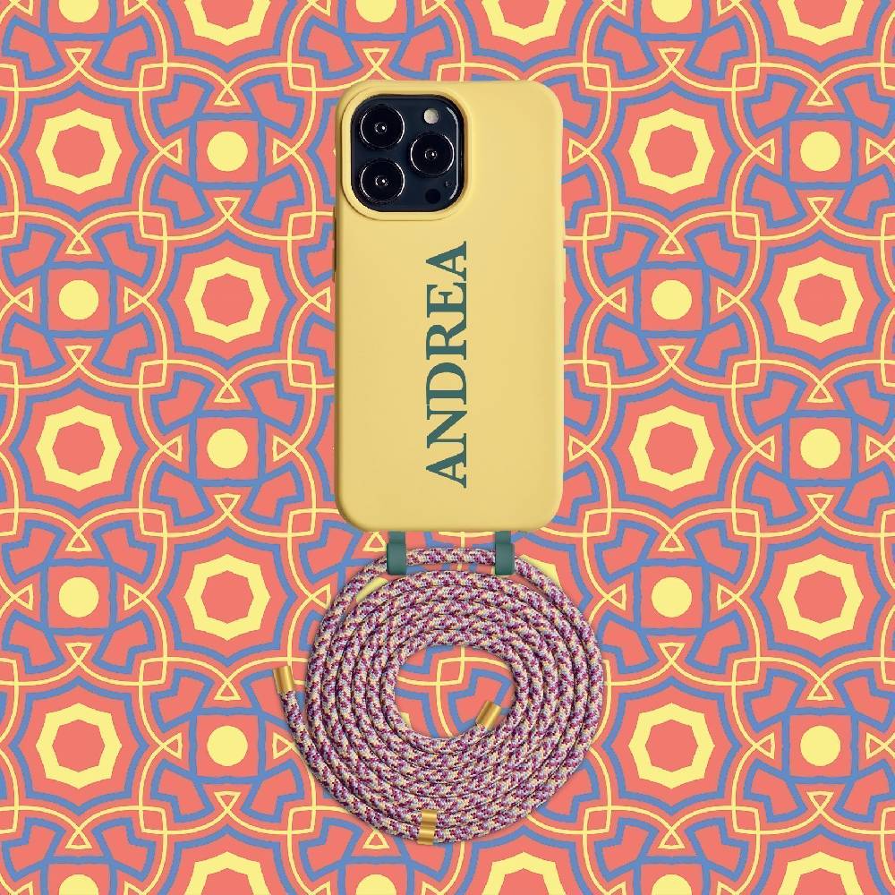 Puro Cover crossbody HANDS UP Appletini per iPhone In Vendita