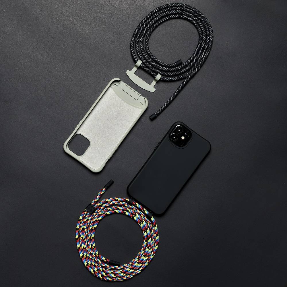 Puro Cover crossbody HANDS UP Blue Lagoon per iPhone Hotsell