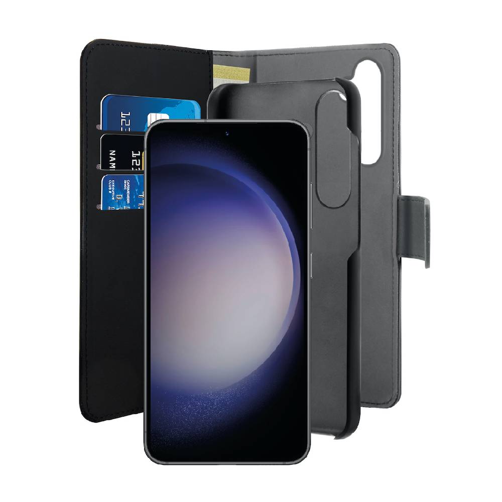 Puro Cover Wallet Detachable 2 In 1 Per Samsung Galaxy S24 Qualità