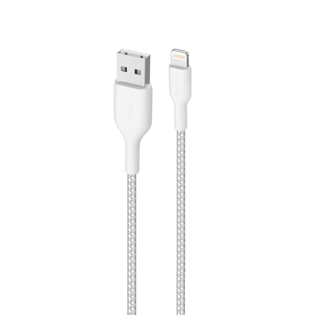 Puro Cavo di ricarica e sincronizzazione Fabric Ultra-Strong 12W da USB-A a Lightning 1,2 metri Offerta