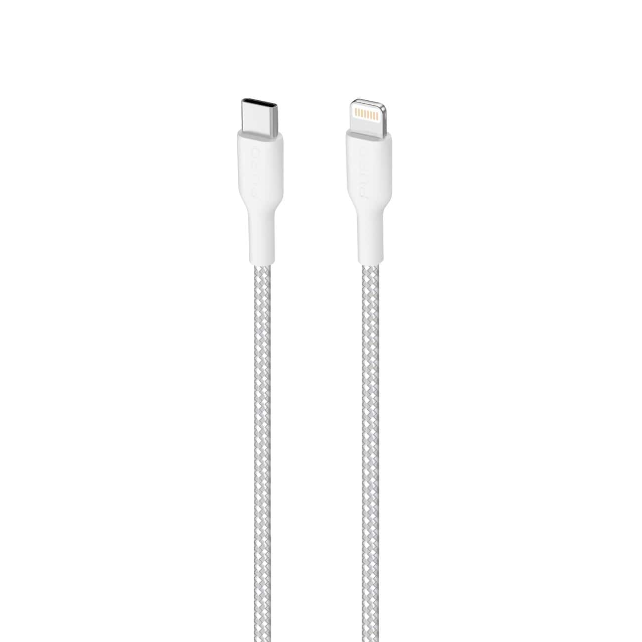 Puro Cavo di ricarica e sincronizzazione Fabric Ultra-Strong 20W da USB-C a Lightning 2 M Online