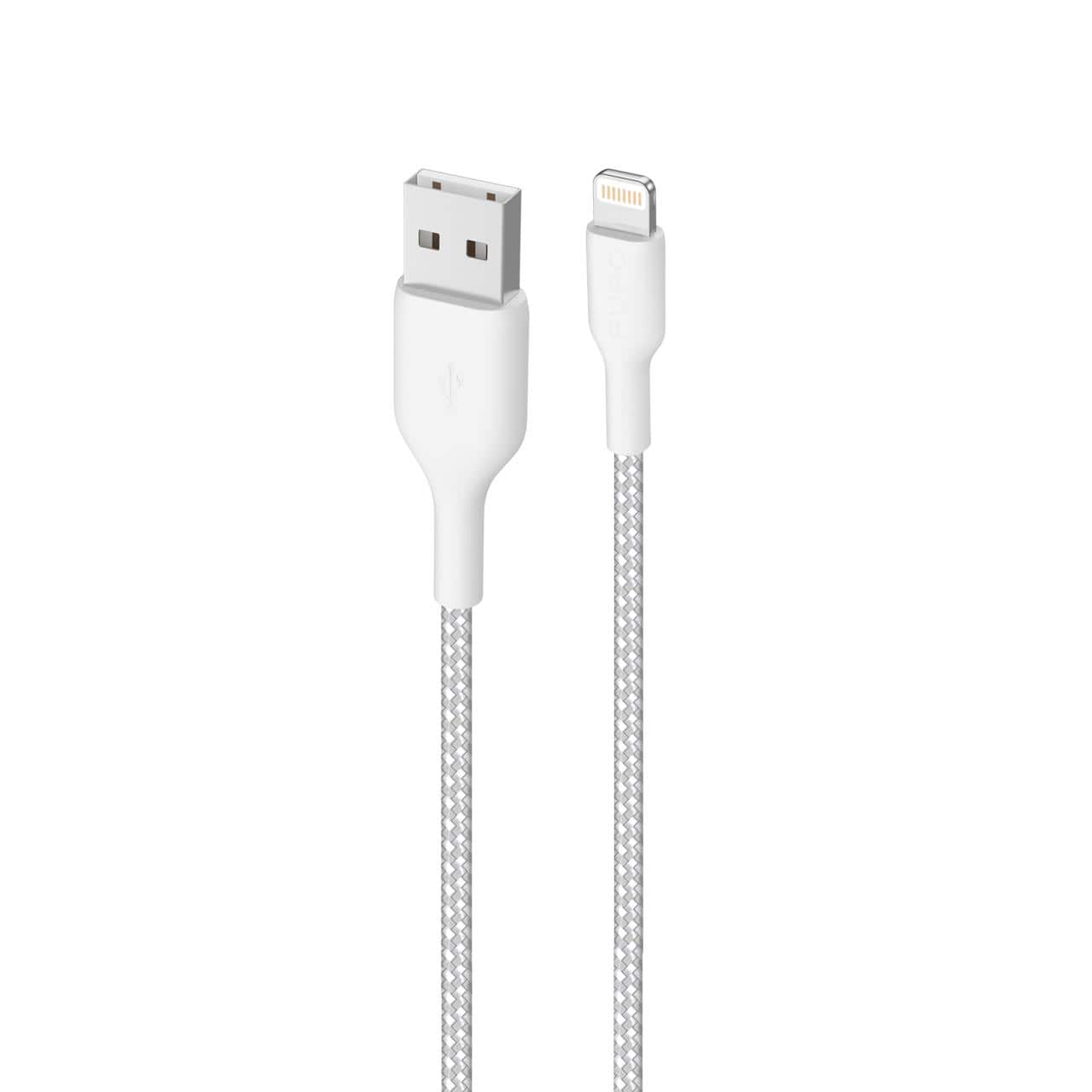 Puro Cavo di ricarica e sincronizzazione Fabric Ultra-Strong 12W da USB-A a Lightning 2 metri Outlet