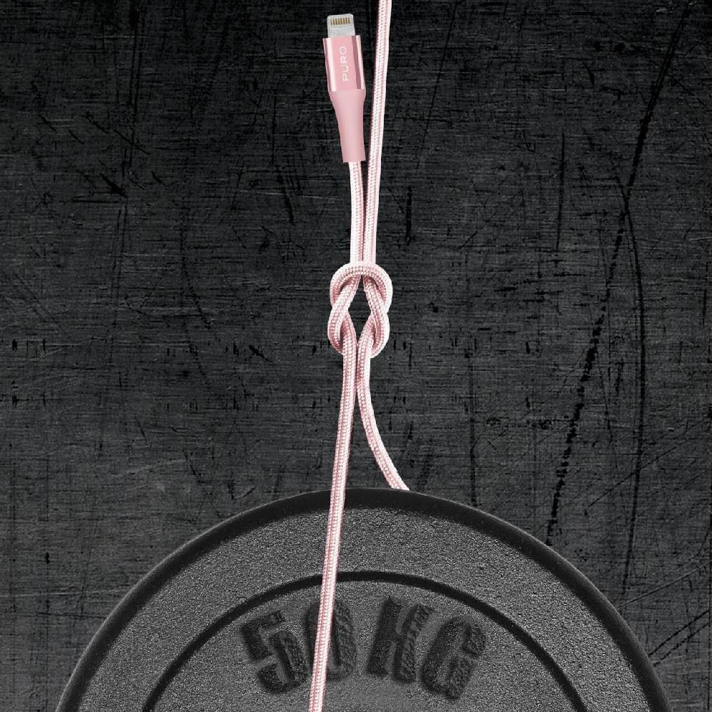 Puro Cavi di ricarica e sincronizzazione Fabric K2 Kevlar da USB-A a Lightning In Linea
