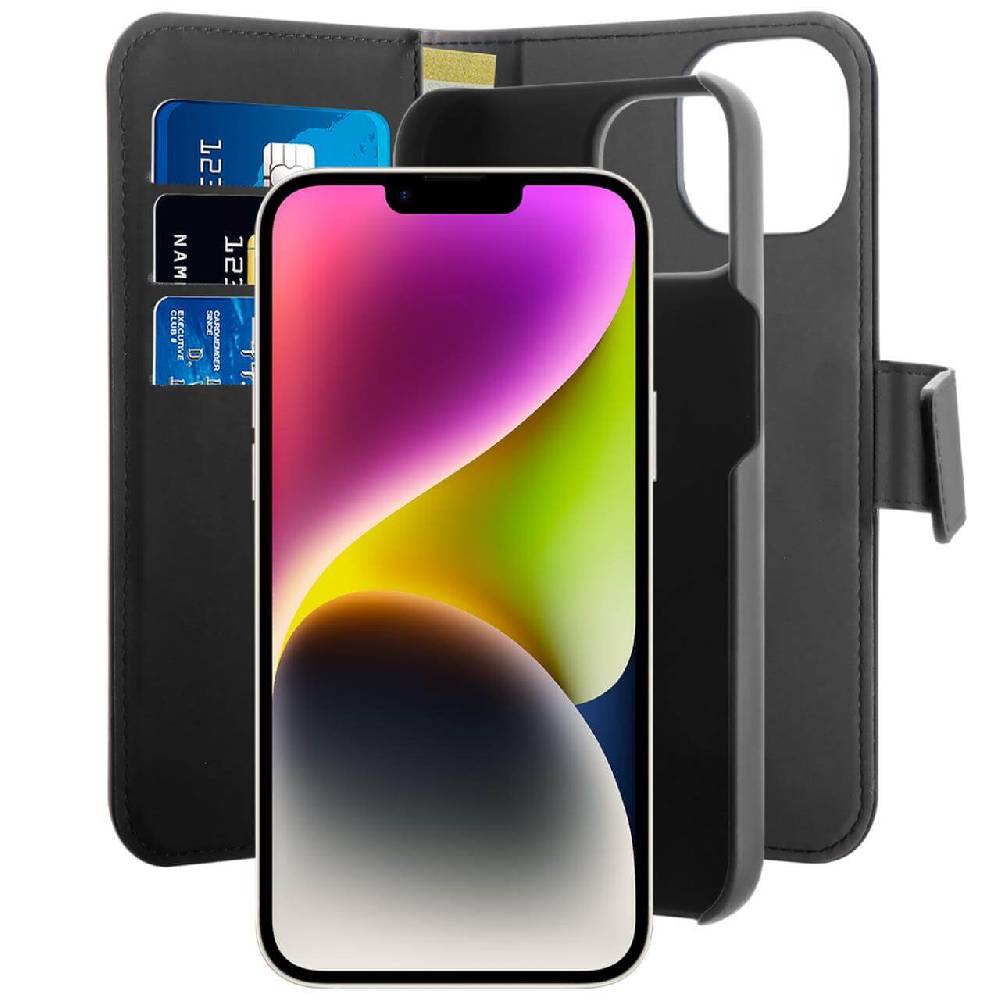 Puro Custodia Wallet MagSafe Detachable per iPhone 14 Plus Soddisfazione Garantita