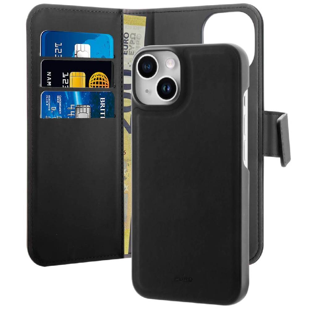 Puro Custodia Wallet MagSafe Detachable per iPhone 14 Plus Soddisfazione Garantita