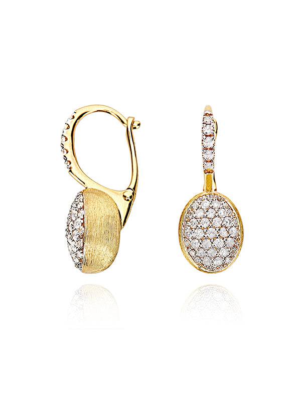 Nanis Orecchini "CILIEGINE" con boules pendenti in oro e diamanti (piccoli) – Nanis Italian Jewels Vendite Flash