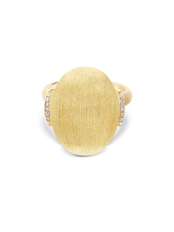 Nanis Anello "DANCING ÉLITE" con boule in oro e accenti di diamante (grande) – Nanis Italian Jewels Saldi Di Fabbrica