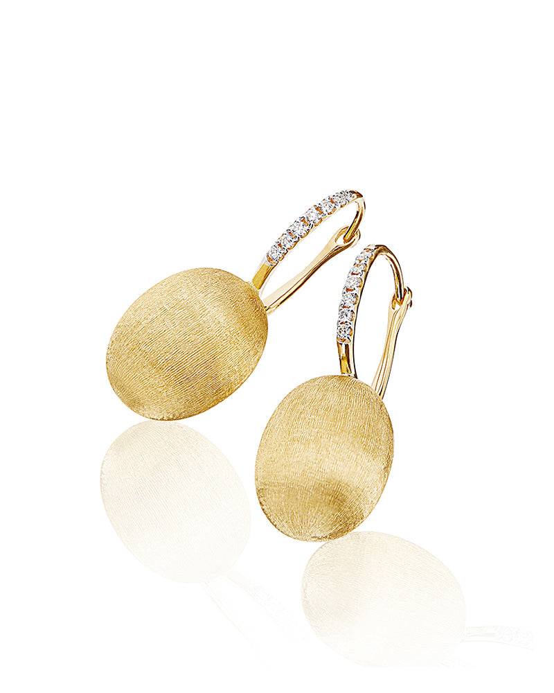 Nanis Orecchini "CILIEGINE" con boules pendenti in oro e dettagli di diamant – Nanis Italian Jewels In Saldo