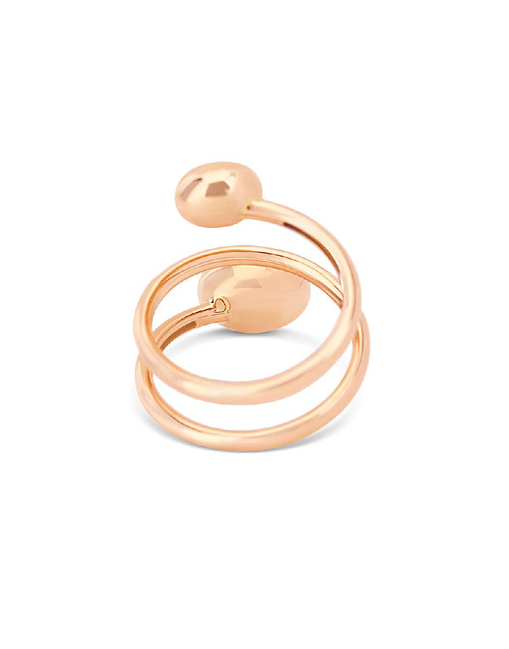 Nanis Anello contrariè "DANCING ÉLITE" in oro rosa e diamanti – Nanis Italian Jewels Officina