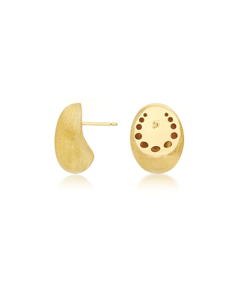 Nanis Orecchini di perle a lobo in oro "Muse" (medi) – Nanis Italian Jewels Fino Al -60%