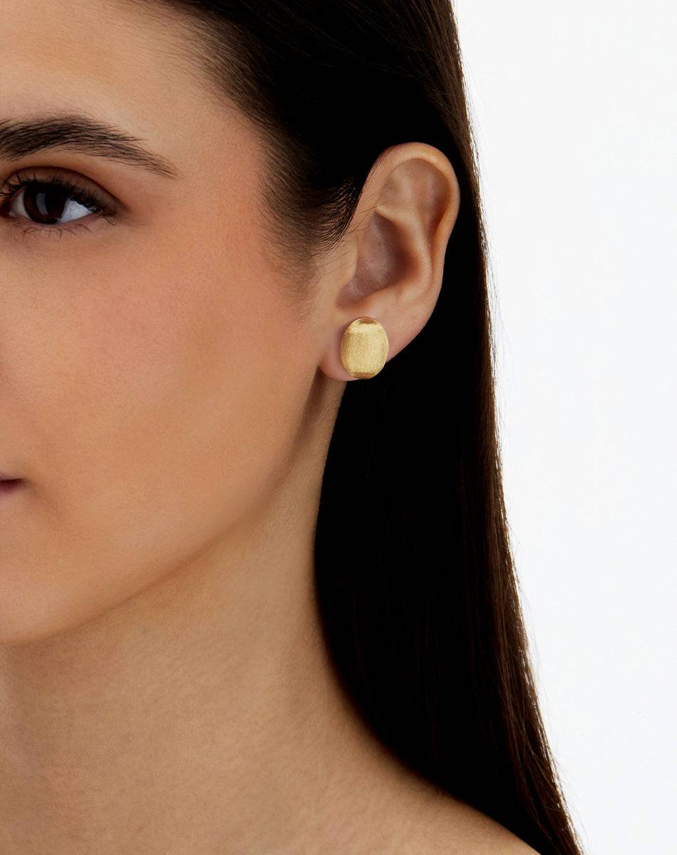 Nanis Orecchini di perle a lobo in oro "Muse" (piccoli) – Nanis Italian Jewels Shopping Online