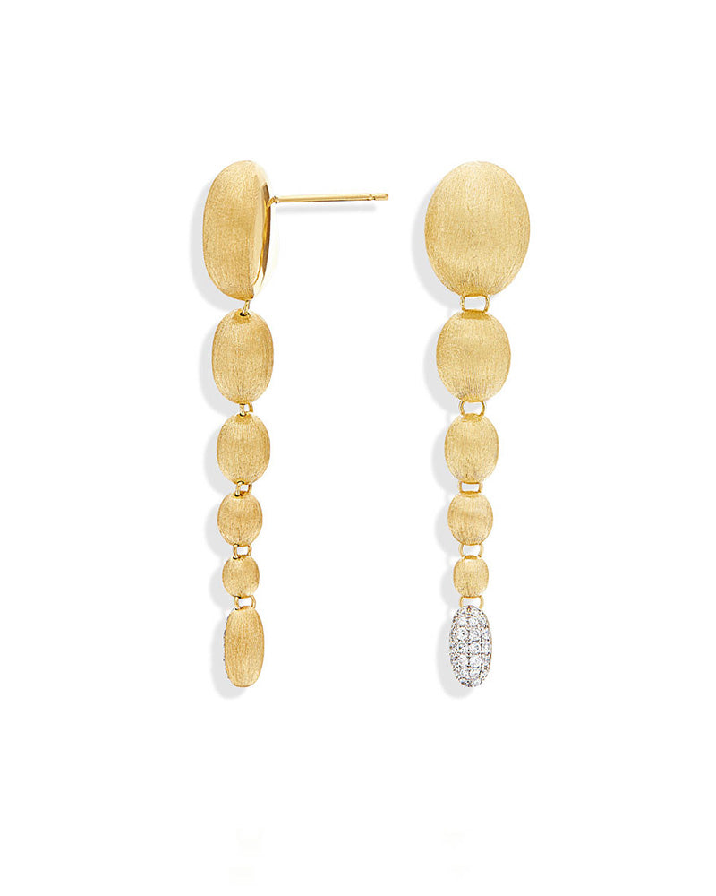 Nanis Orecchini "IVY" pendenti con boules degradè in oro e diamanti – Nanis Italian Jewels Saldi