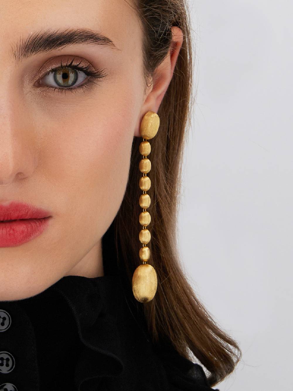 Nanis Orecchini "NUVOLE" con boules degradè grandi in oro incise a mano – Nanis Italian Jewels Hotsell