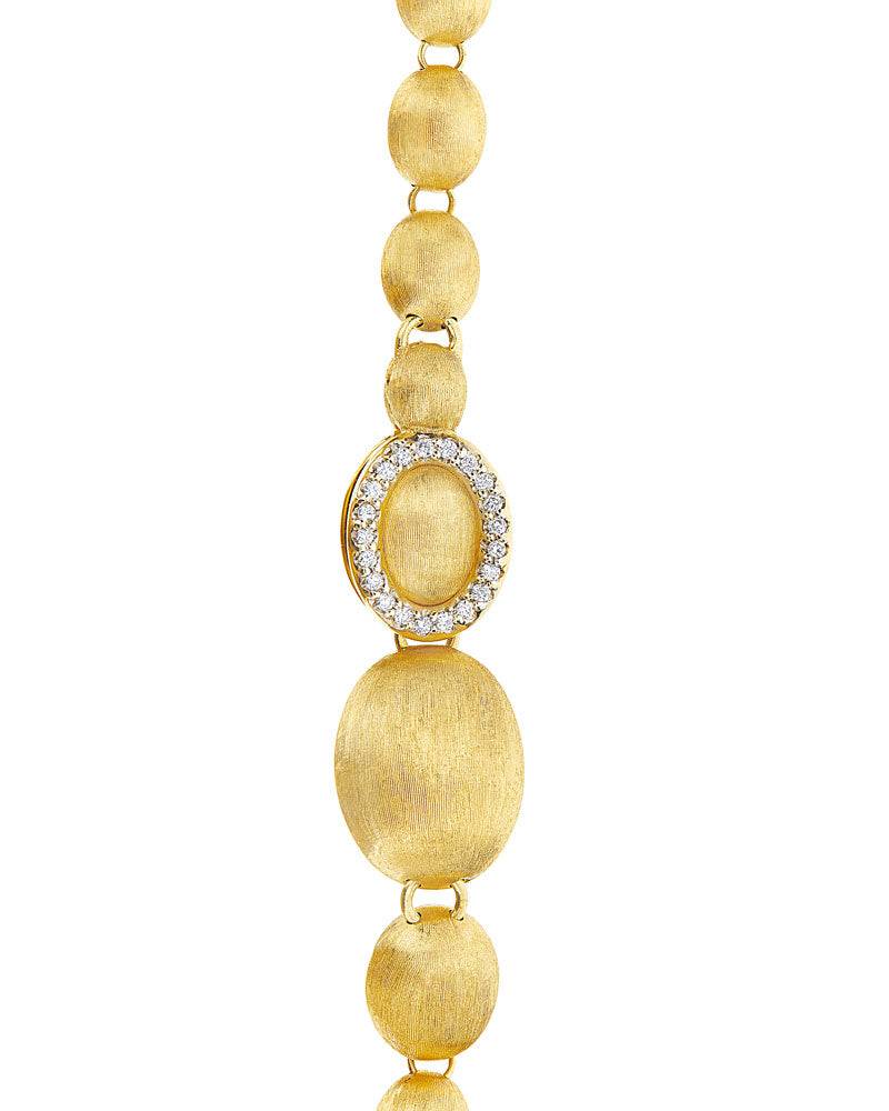 Nanis Bracciale "IVY" con boules grandi in oro e diamanti incise a mano – Nanis Italian Jewels Vendita Calda
