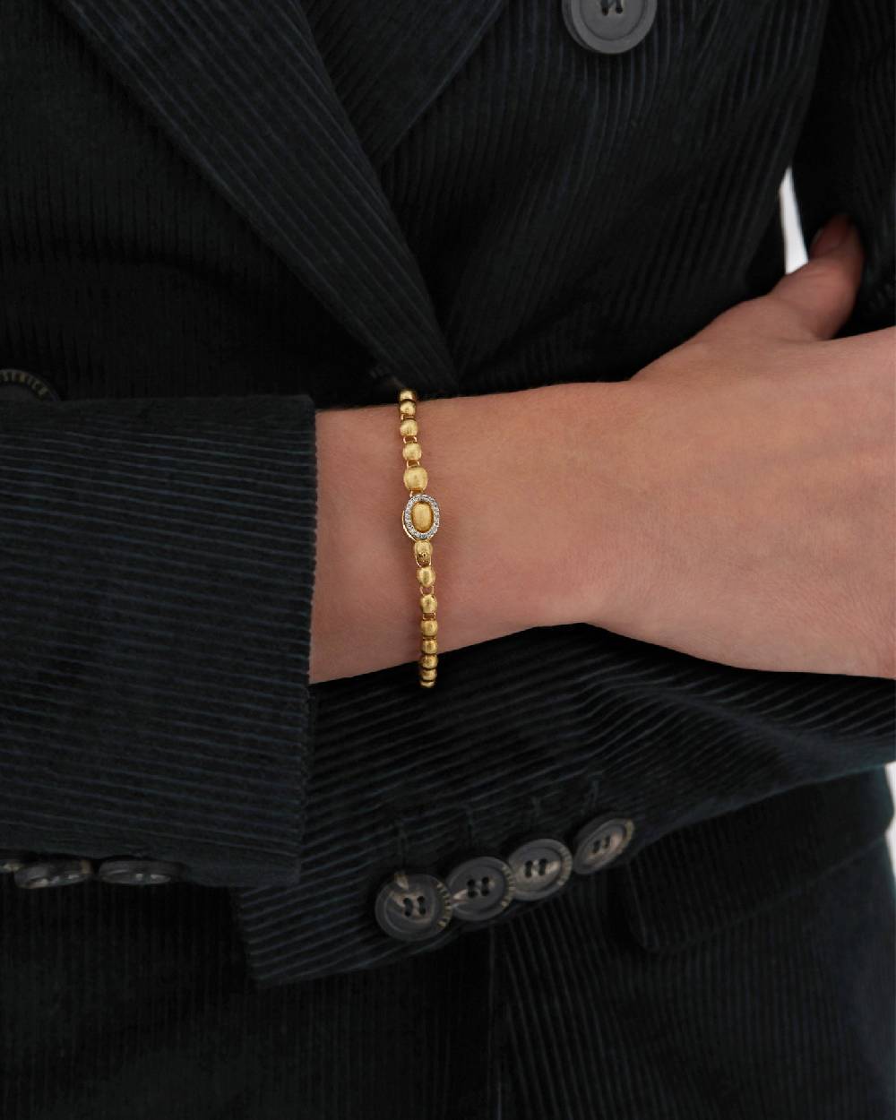 Nanis Bracciale "IVY" slim in oro e diamanti – Nanis Italian Jewels Vendita Economica