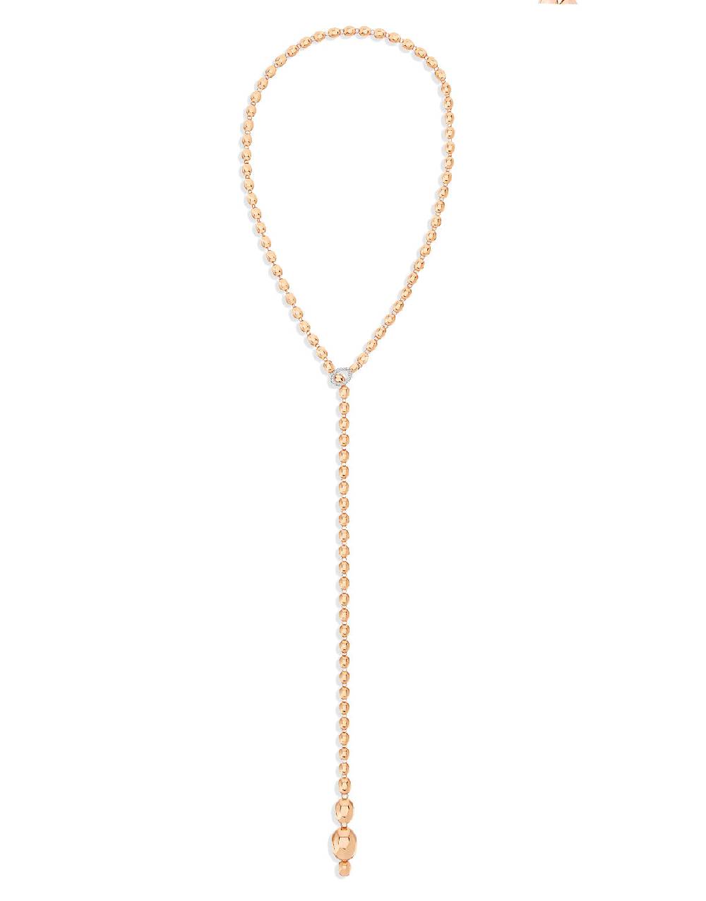 Nanis Collana iconica "IVY" convertibile con boules in oro rosa e diamanti – Nanis Italian Jewels In Saldo
