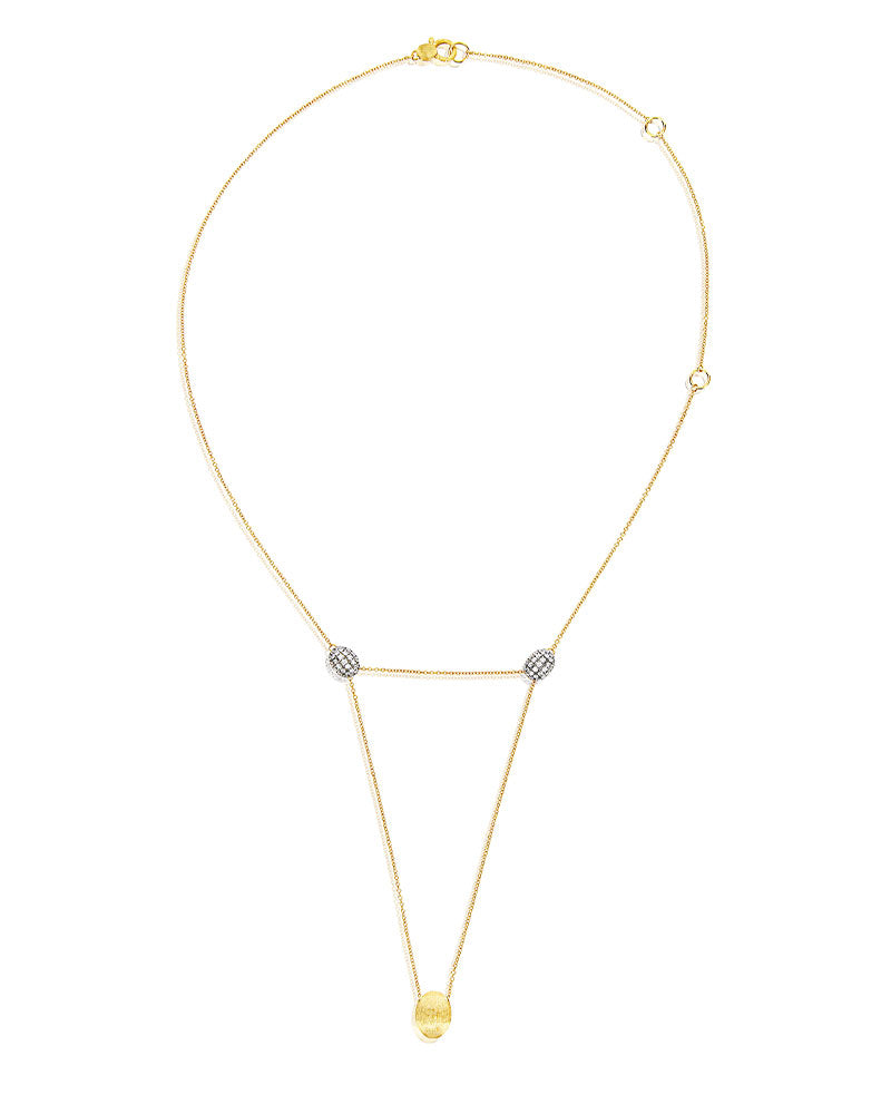 Nanis Collana "LUCE" convertibile 3 in 1 in oro e diamanti (grande) – Nanis Italian Jewels Spedizione Gratuita