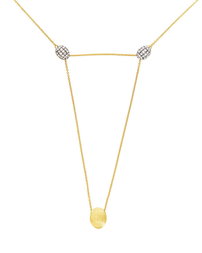 Nanis Collana "LUCE" convertibile 3 in 1 in oro e diamanti (grande) – Nanis Italian Jewels Spedizione Gratuita