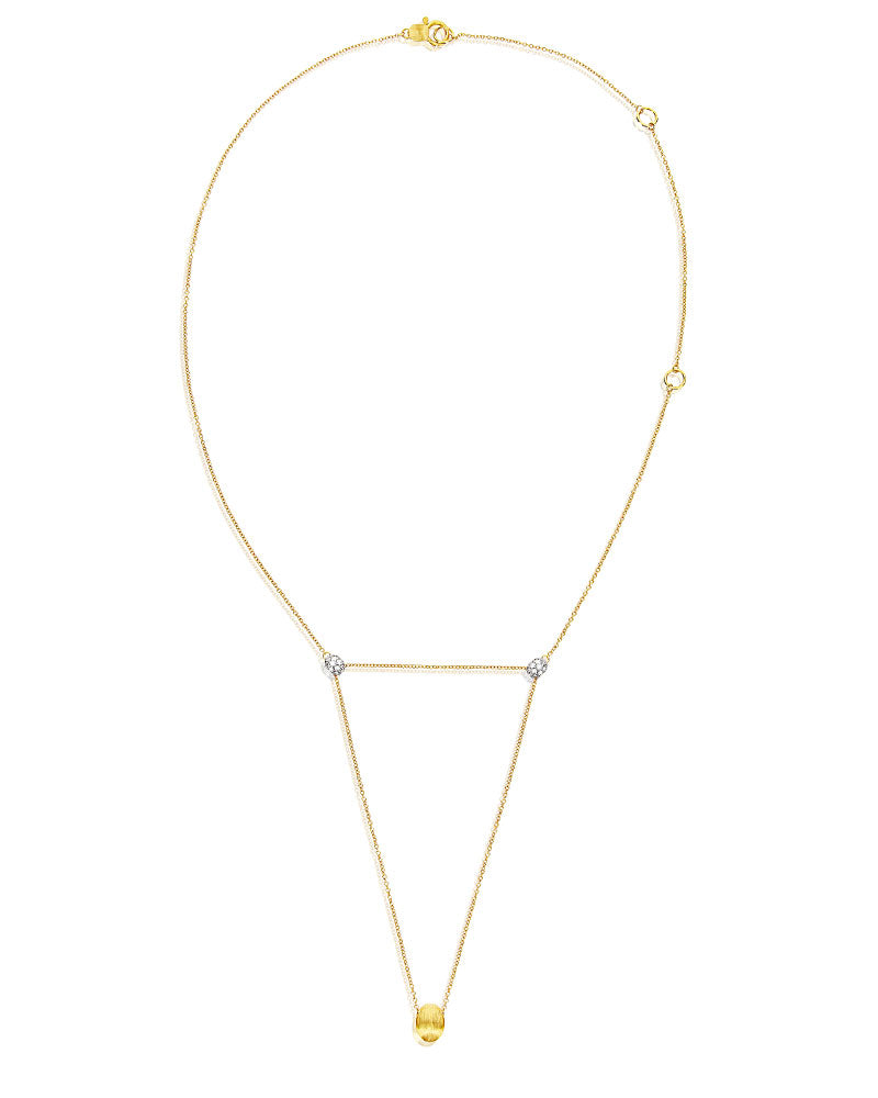 Nanis Collana "LUCE" convertibile 3 in 1 in oro e diamanti (piccola) – Nanis Italian Jewels Pezzi Unici
