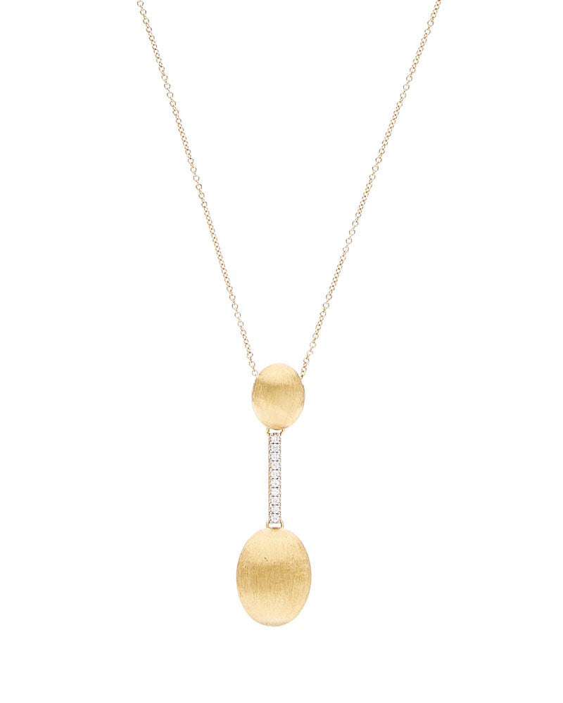 Nanis Collana "DANCING ÉLITE" con ciondolo elegante in oro e diamanti – Nanis Italian Jewels