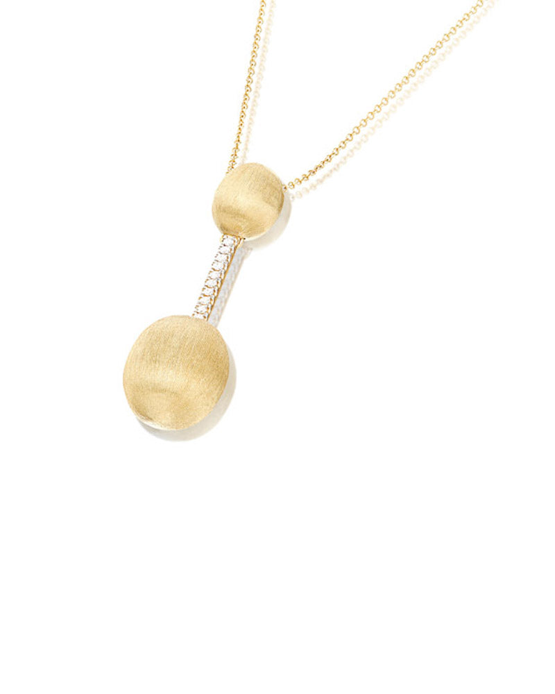 Nanis Collana "DANCING ÉLITE" con ciondolo elegante in oro e diamanti – Nanis Italian Jewels Soddisfazione Garantita
