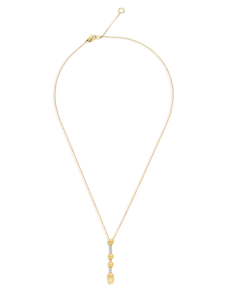 Nanis Collana "DANCING ÉLITE" con ciondolo contemporaneo in oro e diamanti – Nanis Italian Jewels Qualità Garantita