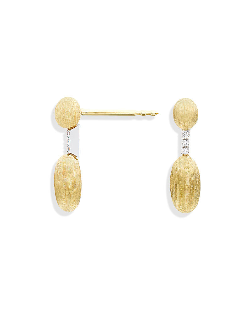 Nanis Orecchini "DANCING ÉLITE" pendenti essenziali incisi a mano in oro e d – Nanis Italian Jewels Fino Al -60%